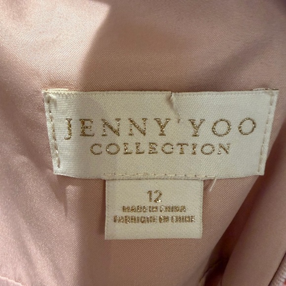 Jenny Yoo Blush Ruffle Gown - Picture 4 of 5